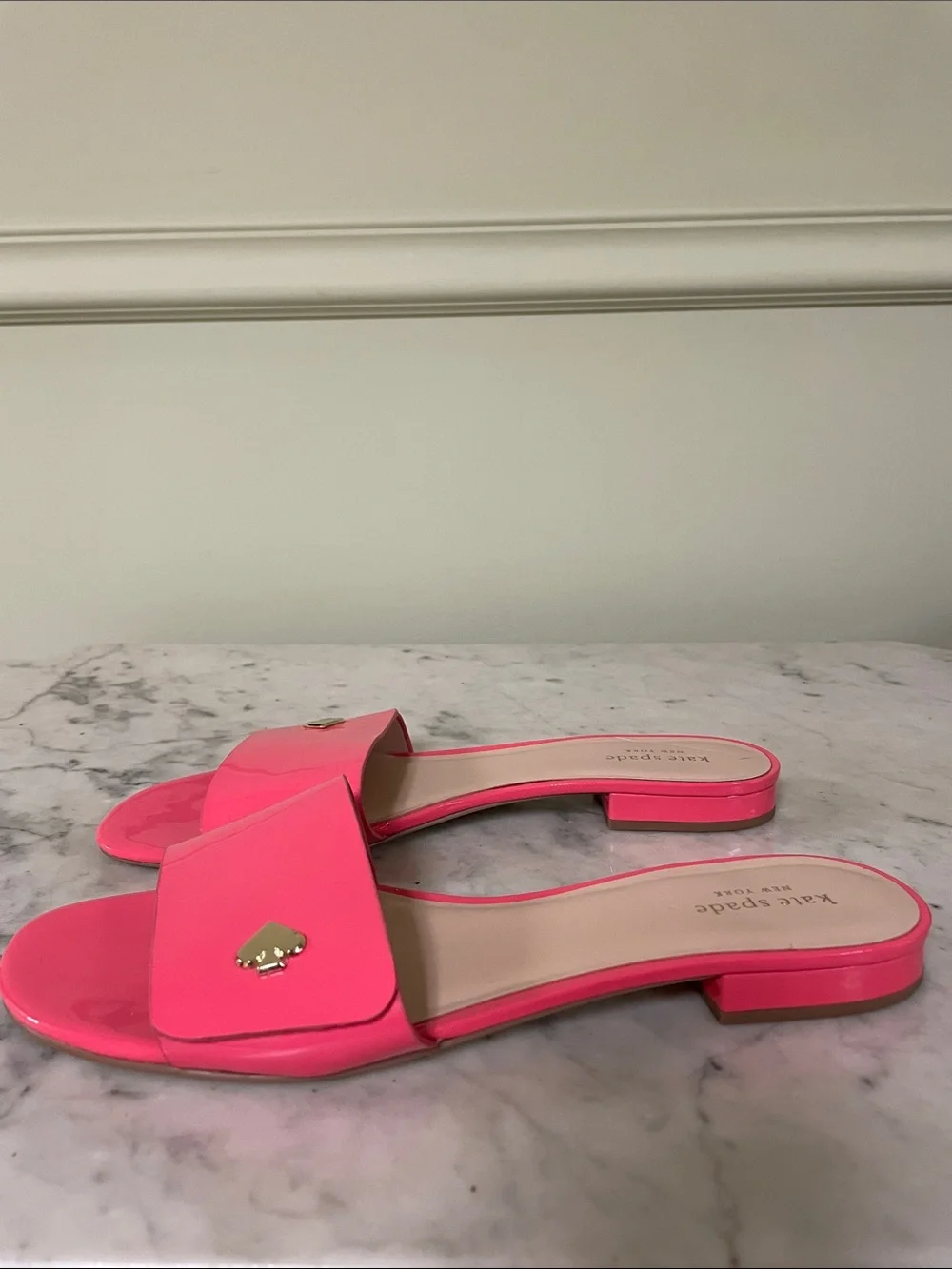 Kate Spade Farrow Patent Leather Sandals - Size 10.5